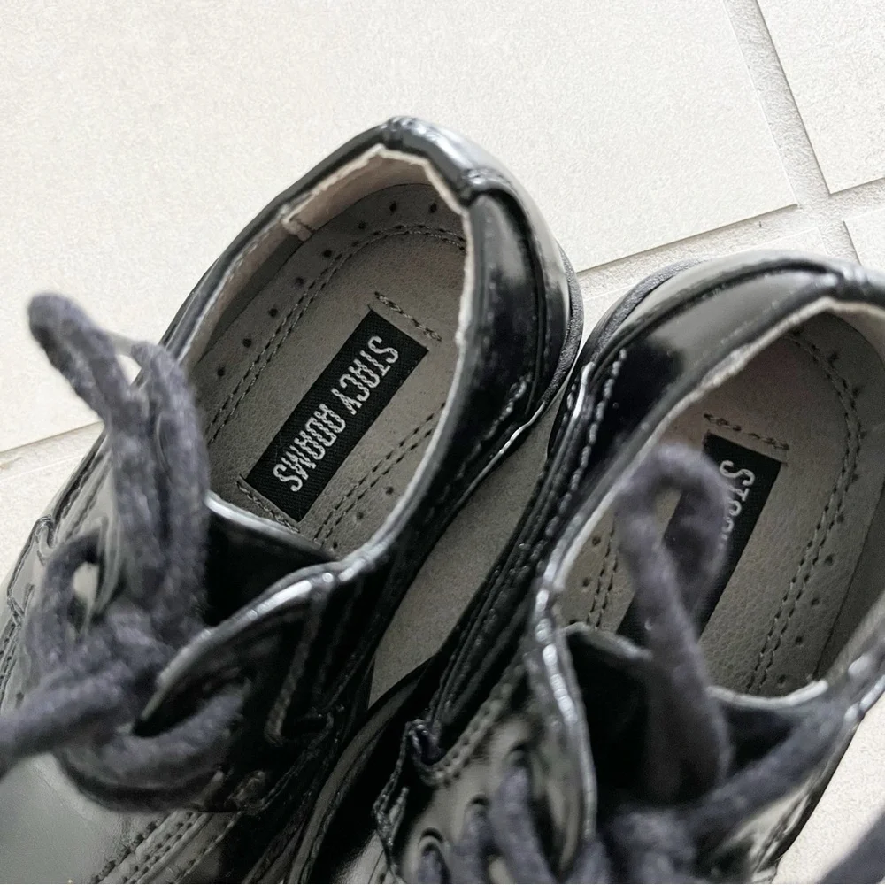Stacy Adams Black Oxford Toddler Boy Dress Shoes Size 5